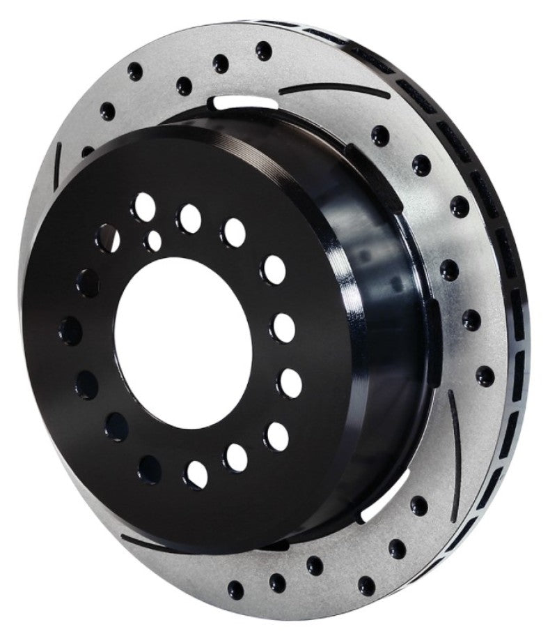 Wilwood Rotor-1.91in Offset-SRP-BLK-Drill-LH 12.19 x .810 - 5 Lug Wilwood Brake Rotors - 2 Piece AXOPROS