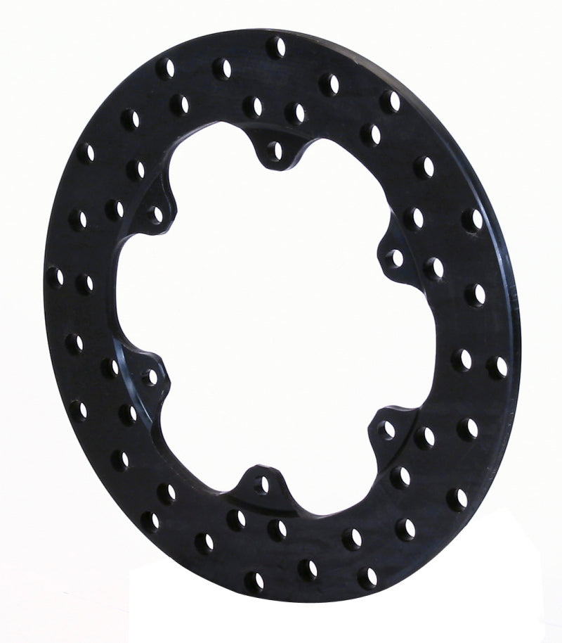 Wilwood Rotor-Steel-Front Drag-Drilled 10.75 x .350 - 6 on 6.25in Wilwood Brake Rotors - 2 Piece AXOPROS