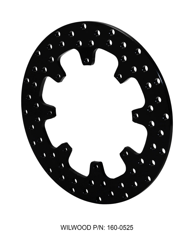 Wilwood Rotor-Steel-Sprint/Mod-Drilled 12.00 x .350 - 8 on 7.00in Wilwood Brake Rotors - 2 Piece AXOPROS