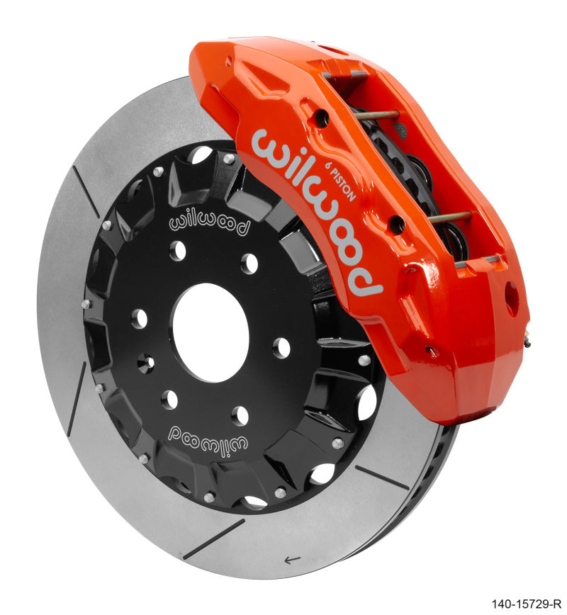 Wilwood TX6R Big Brake Truck Front Brake Kit 16in Rotor Red w/ Lines 2019 Cadillac / Chevrolet / GMC Wilwood Big Brake Kits AXOPROS