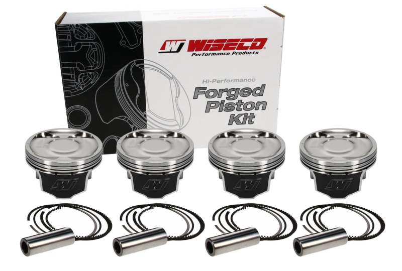 Wiseco Subaru EJ257 WRX/STI 4v Dish -19cc 99.75 Piston Shelf Stock Kit Wiseco Piston Sets - Forged - 4cyl AXOPROS