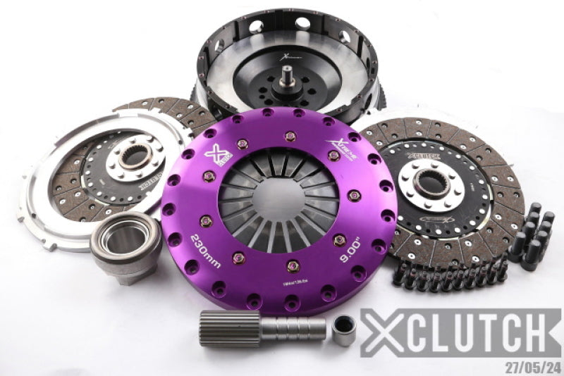 XClutch 07-10 BMW 335i Base 3.0L 9in Twin Solid Organic Clutch Kit (8 Bolt/PB in Input Shaft) XCLUTCH Clutch Kits - Multi AXOPROS