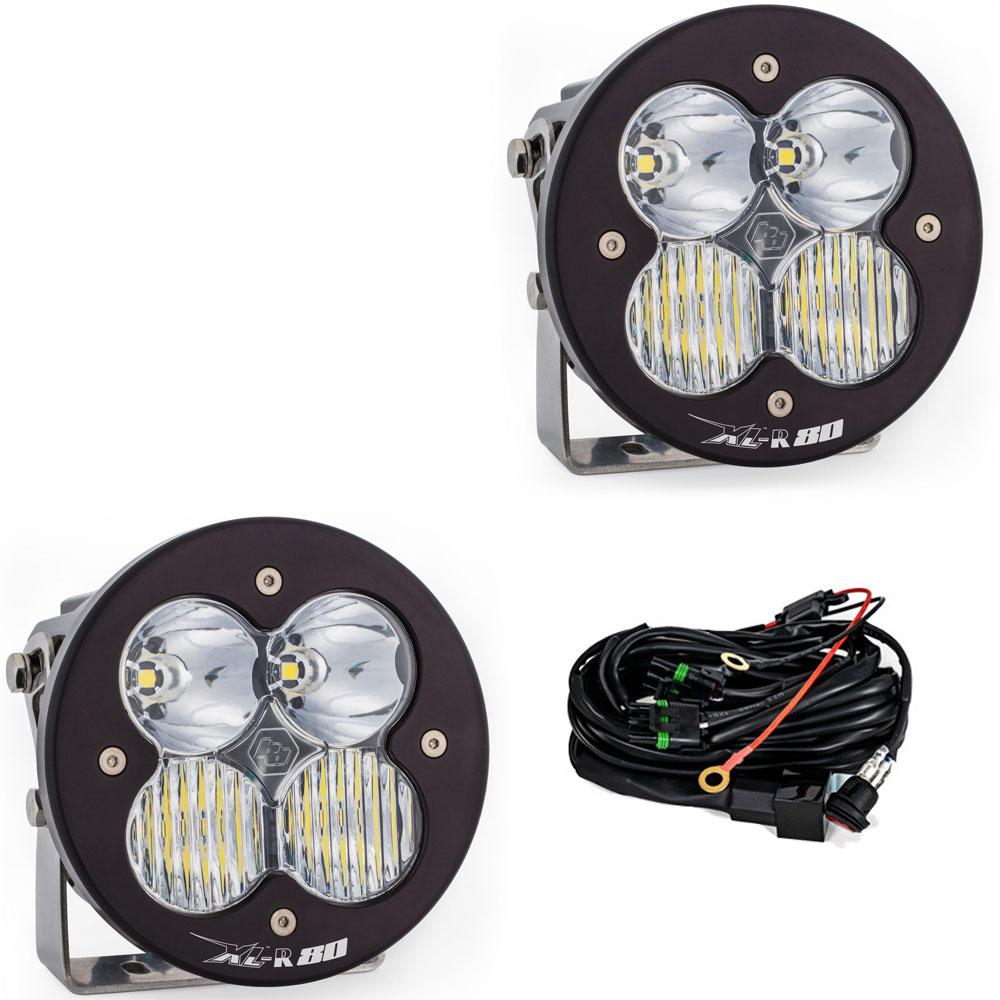 XL-R 80 LED Auxiliary Light Pod Pair Baja Designs Auxiliary Light  AXOPROS
