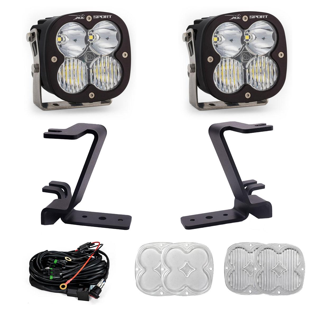 XL Sport A-Pillar Light Kit Baja Designs Auxiliary Light AXOPROS