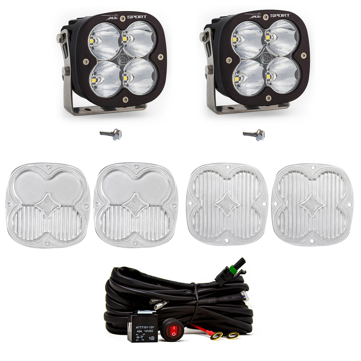 XL Sport A-Pillar Light Kit Baja Designs Auxiliary Light AXOPROS