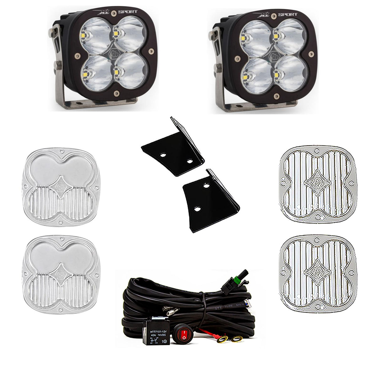 XL Sport A-Pillar Light Kit Baja Designs Auxiliary Light AXOPROS