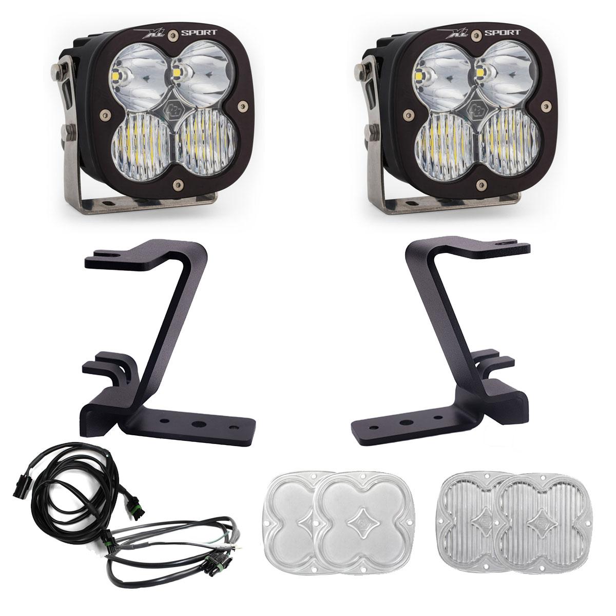 XL Sport A-Pillar Light Kit Baja Designs Auxiliary Light AXOPROS