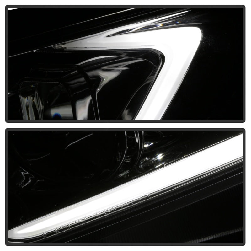 xTune 09-14 Acura TSX Projector Headlights - Light Bar DRL - Chrome (PRO-JH-ATSX09-LB-C) SPYDER Headlights AXOPROS