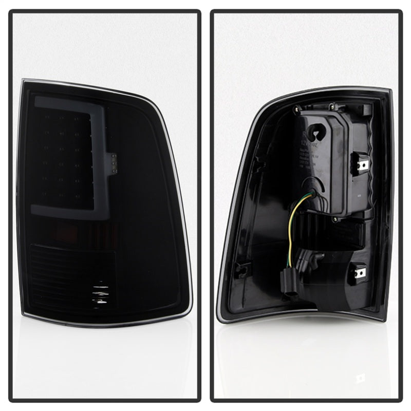 xTune 13-18 Dodge Ram 1500 (LED Model Only) LED Tail Lights - Blk Smk (ALT-ON-DRAM13V2-LBLED-BSM) SPYDER Tail Lights AXOPROS