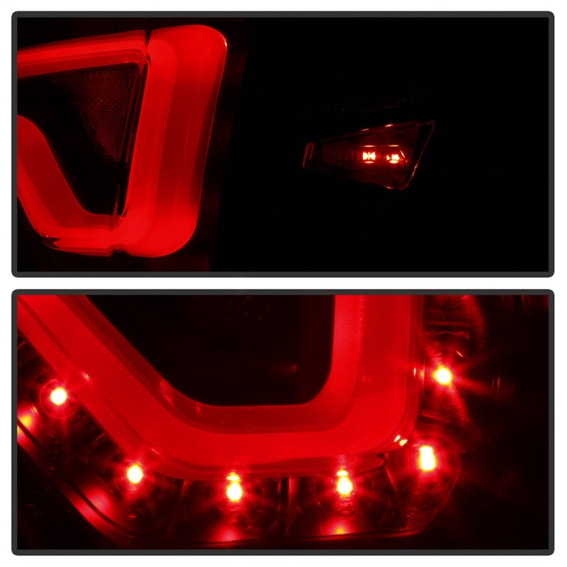 xTune 14-18 Chevy Impala (Excl 14-16 Limited) LED Tail Lights - Black Smoke (ALT-JH-CIM14-LBLED-BSM) SPYDER Tail Lights  AXOPROS