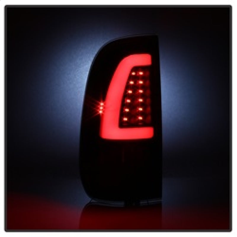 xTune 97-03 Ford F-150 Light Bar LED Tail Lights - Black Smoke (ALT-ON-FF15097-LBLED-BSM) SPYDER Tail Lights  AXOPROS
