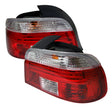 Xtune Bmw E39 5-Series 97-00 Tail Light Red Clear ALT-CI-BE3997-RC SPYDER Tail Lights  AXOPROS