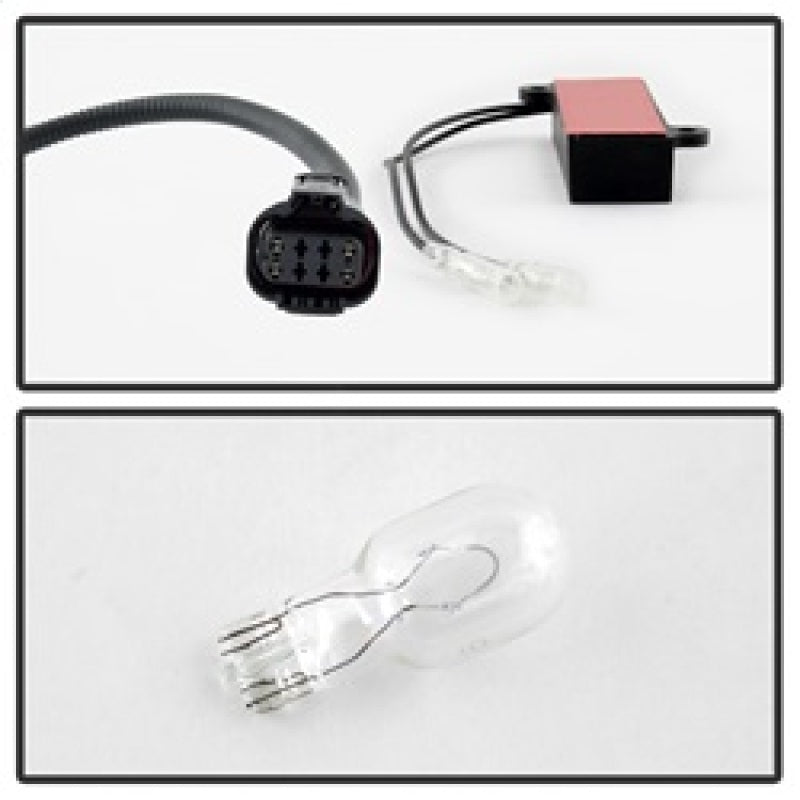 xTune Chevy 1500 14-16 / Silverado 2500HD/3500HD LED Tail Lights - Black Smoked ALT-JH-CS14-LED-BSM SPYDER Tail Lights  AXOPROS