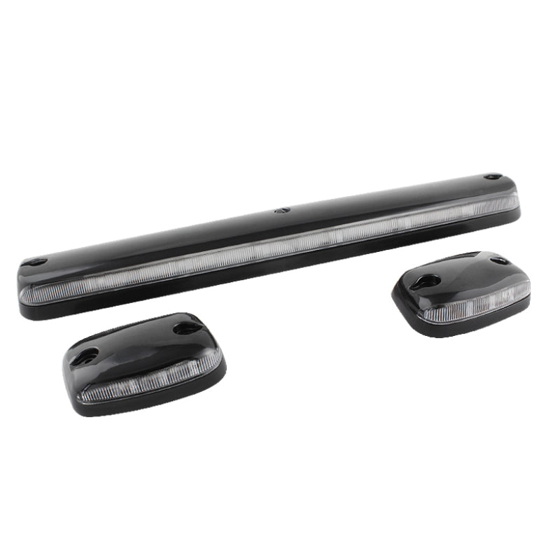 Xtune Chevy Silverado 07-13 Amber LED Cab Roof Lights Clear ACC-LED-CS07-CR-C SPYDER Sidemarkers & Indicators AXOPROS