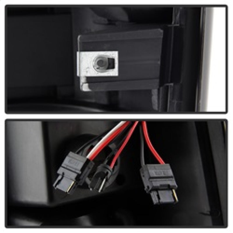 Xtune Chevy Silverado 1500/2500/3500 03-06 LED Tail Lights Red Clear ALT-ON-CS03-LED-RC SPYDER Tail Lights  AXOPROS