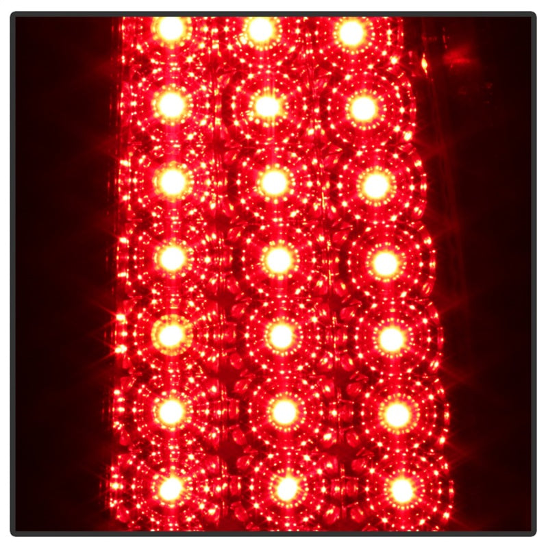 Xtune Chevy Silverado 1500/2500/3500 99-02 LED Tail Lights Red Clear ALT-ON-CS99-LED-RC SPYDER Tail Lights  AXOPROS