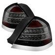 Xtune Crown Victoria 98-11 LED Tail Lights Smoke ALT-JH-CVIC98-LED-SM SPYDER Tail Lights  AXOPROS
