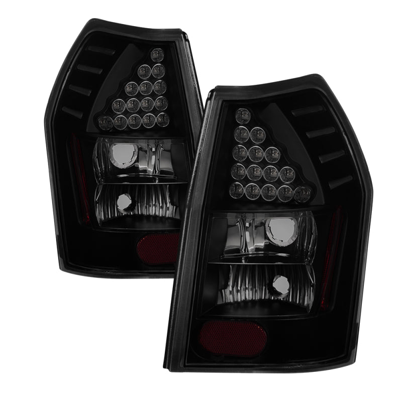 xTune Dodge Magnum 05-08 LED Tail Lights - Black Smoked ALT-JH-DMAG05-LED-BSM SPYDER Tail Lights  AXOPROS