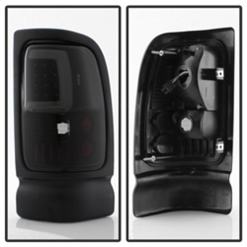 xTune Dodge Ram 1500 94-01 Tail Lights - Light Bar LED - Black ALT-ON-DRAM94V3-LBLED-BSM SPYDER Tail Lights AXOPROS