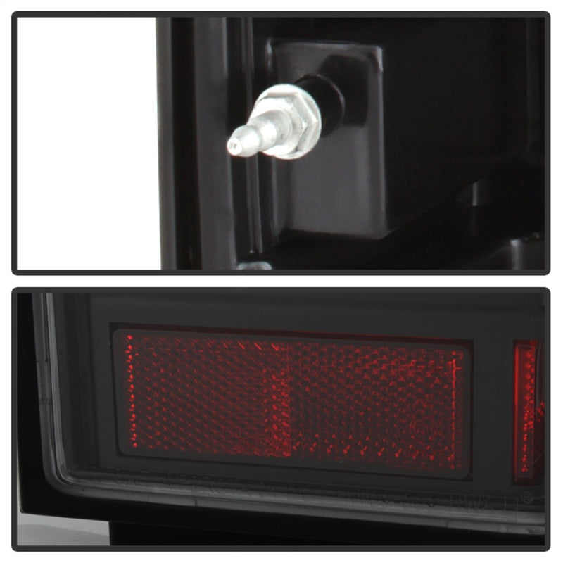 Xtune Hummer H3 06-09 ( Non H3T ) LED Tail Lights Black ALT-ON-HH306-LED-BK SPYDER Tail Lights AXOPROS
