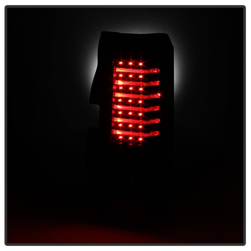Xtune Hummer H3 06-09 ( Non H3T ) LED Tail Lights Black ALT-ON-HH306-LED-BK SPYDER Tail Lights AXOPROS