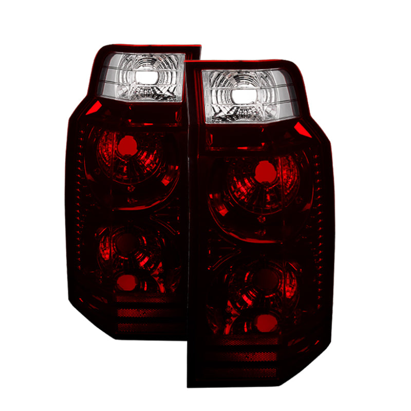 Xtune Jeep Commander 06-10 OEM Style Tail Lights -Red Smoked ALT-JH-JCOM06-OE-RSM SPYDER Tail Lights  AXOPROS