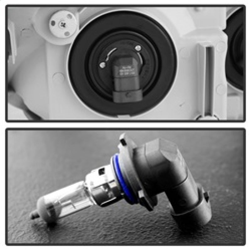 Xtune Toyota 4Runner 03-05 Crystal Headlights Black HD-JH-T4R03-AM-BK SPYDER Headlights AXOPROS