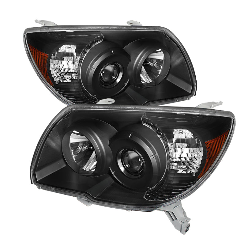 Xtune Toyota 4Runner 06-09 Crystal Headlights Black HD-JH-T4R06-AM-BK SPYDER Headlights AXOPROS