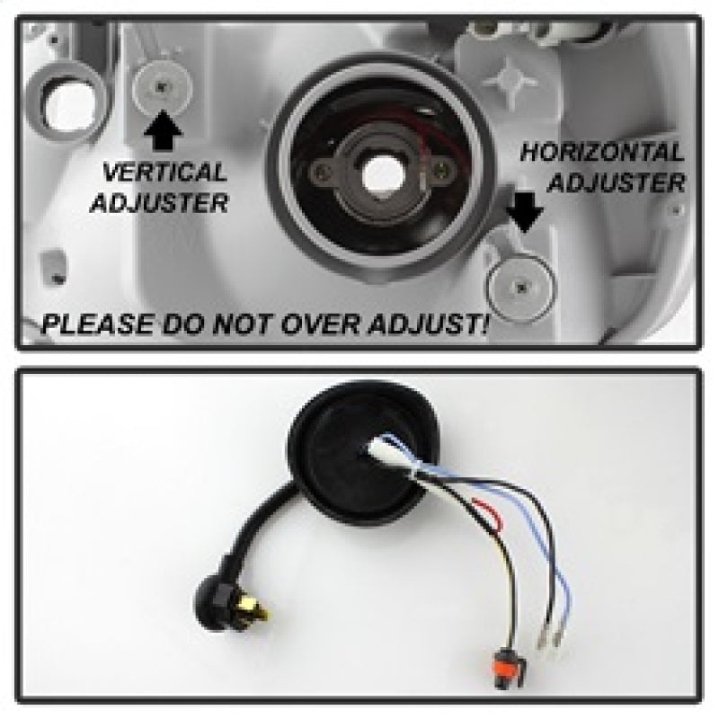 xTune Toyota Tacoma 12-15 Headlights - Light Bar DRL - Black PRO-JH-TTA12-LBDRL-BK SPYDER Headlights AXOPROS