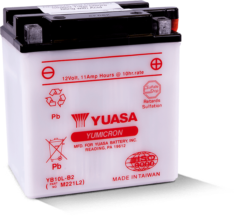 Yuasa YB10L-B2 Yumicron 12-Volt Battery Yuasa Battery Batteries AXOPROS