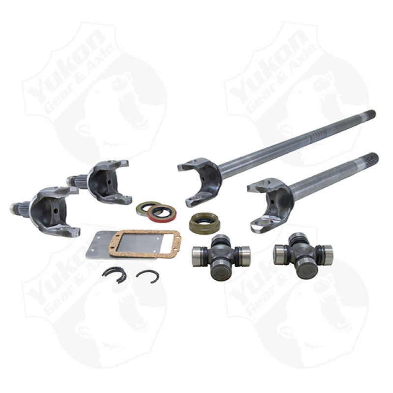 Yukon Gear Chromoly Front Axle Kit for Dana 30 w/27 Spline & 1310 U-Joints Yukon Gear & Axle Axles  AXOPROS
