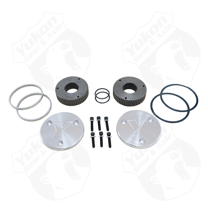 Yukon Gear Hardcore Drive Flange Kit For Dana 60 / 35 Spline Outer Stubs. Yukon Engraved Caps Yukon Gear & Axle Differential Install Kits AXOPROS