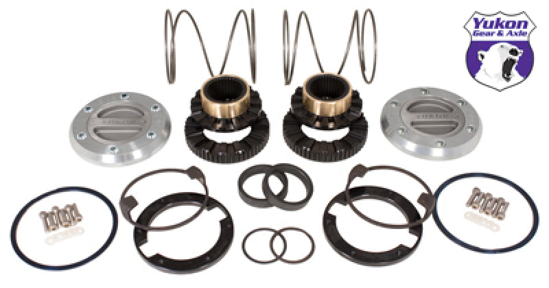 Yukon Gear Hardcore Locking Hub Set For Dana 44 / GM & Ford 1/2 & 3/4 Ton / 19 Spline Yukon Gear & Axle Differential Install Kits AXOPROS