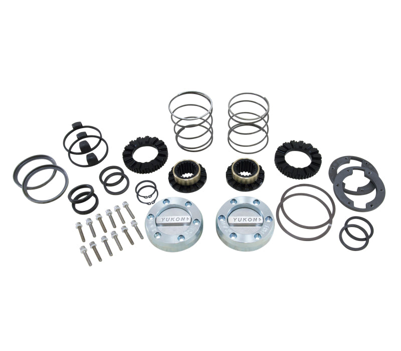 Yukon Gear Hardcore Locking Hub Set For GM 8.5in Front & Dana 44 / 19 Spline Yukon Gear & Axle Differential Install Kits AXOPROS
