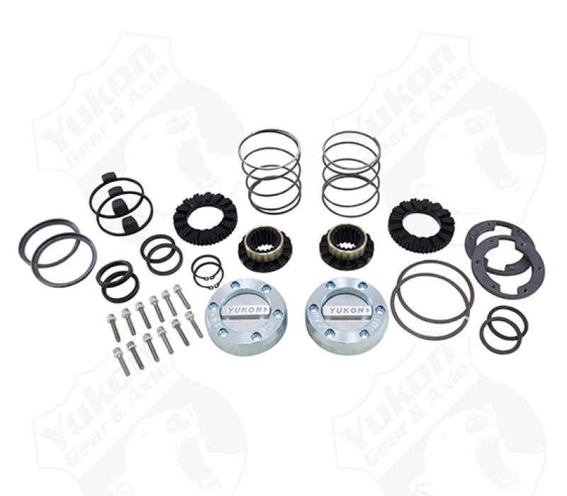 Yukon Gear Hardcore Locking Hub Set For GM 8.5in Front & Dana 44 / 19 Spline Yukon Gear & Axle Differential Install Kits AXOPROS