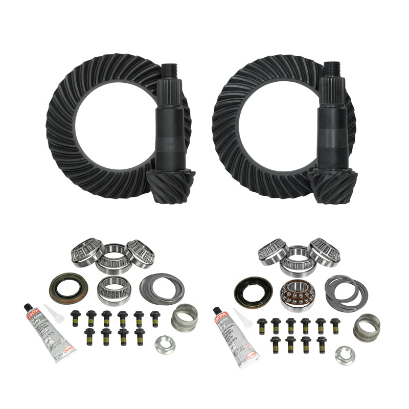 Yukon Gear & Install Kit Package for Jeep Rubicon JL/JT w/D44 Front & Rear in a 4.56 Ratio Yukon Gear & Axle Differential Install Kits AXOPROS