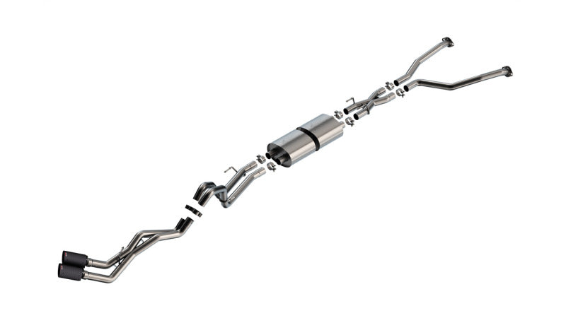 Borla 22-24 Toyota Tundra 3.4L V6 (Inc. Hyb.) Ext. Cab/STD Bed/145.7in WB ATAK Cat-Back - Carbon Borla Catback  AXOPROS