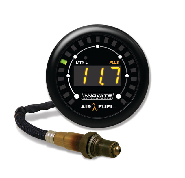 Innovate MTX-L PLUS Digital Air/Fuel Ratio Gauge Kit 8ft w/O2 Sensor Innovate Motorsports Gauges  AXOPROS