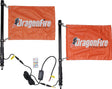 DragonFire Racing 2Ft Spiral Led Whip - Black DragonFire Racing Whip Lights  AXOPROS