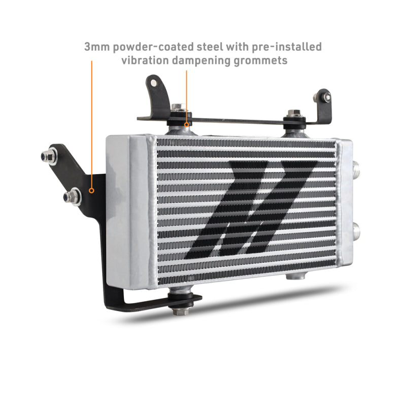 Mishimoto 2023+ Toyota GR Corolla Oil Cooler Kit - Thermostatic - Silver Mishimoto Oil Coolers  AXOPROS
