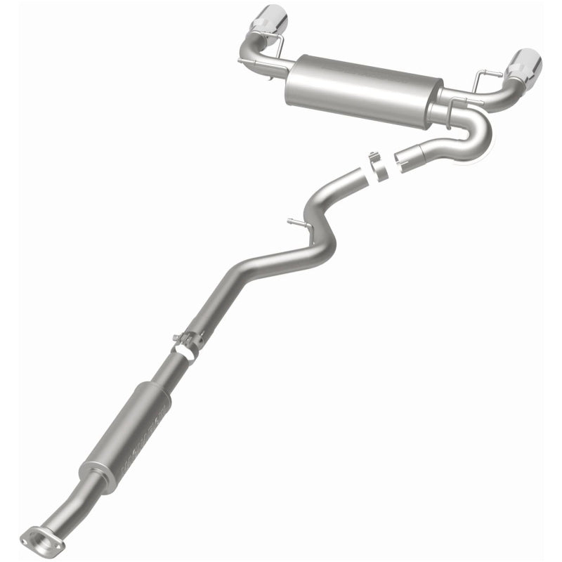 MagnaFlow 13 Scion FR-S / 13 Subaru BRZ Dual Split Rear Exit Stainless Cat Back Performance Exhaust Magnaflow Catback  AXOPROS