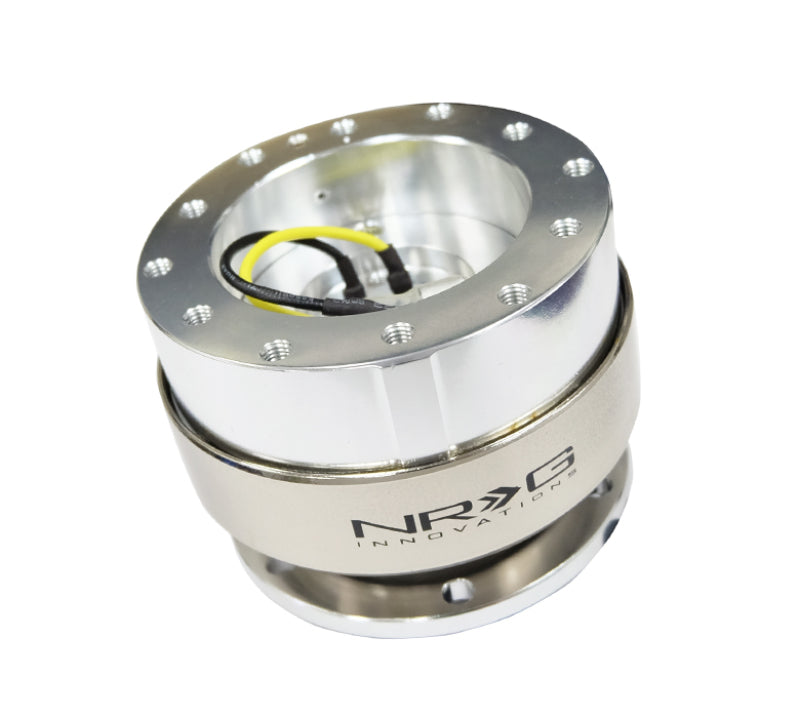 NRG Quick Release Gen 2.0 - Silver Shiny Body / Brushed Silver Ring NRG Quick Release Adapters  AXOPROS