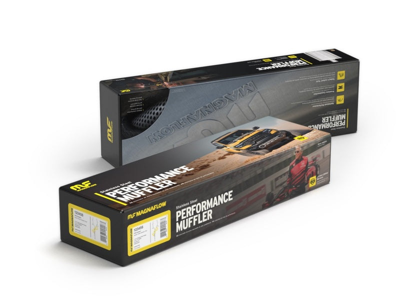 MagnaFlow Muffler Mag SS 14X5X8 2.5X2.5 C/C Magnaflow Muffler  AXOPROS