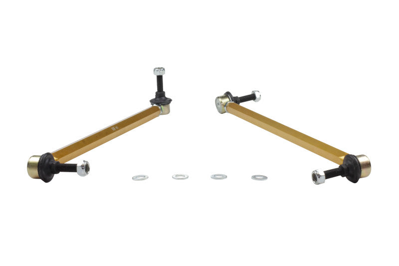 Whiteline 10+ Chevy Camaro FR Coupe Front Sway Bar - Link Assy H/D Adj Steel Ball (380mm C to C) Whiteline Sway Bar Endlinks  AXOPROS