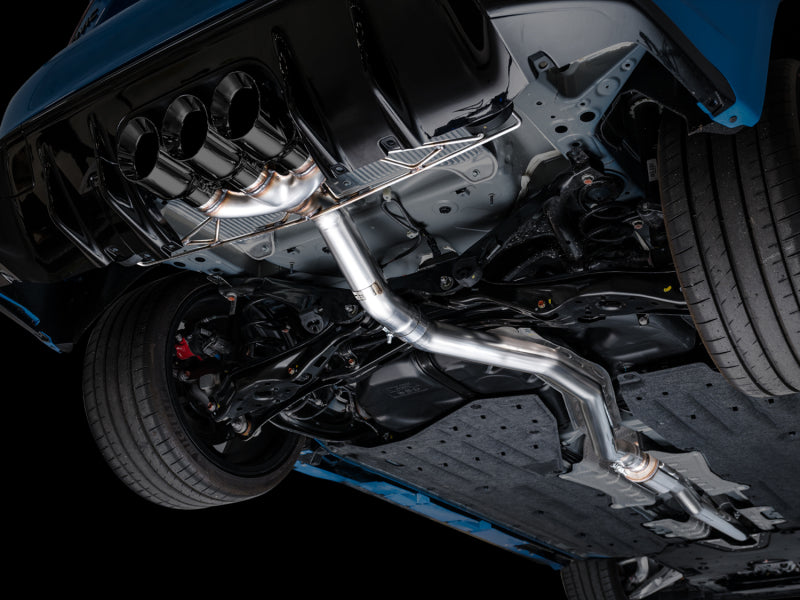 AWE Tuning 2023 Honda Civic Type R FL5 Track Edition Exhaust w/ Triple Diamond Black Tips AWE Tuning Catback  AXOPROS