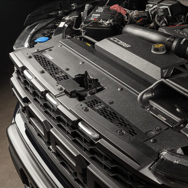 Cobb 21-23 Ford F-150 EcoBoost Radiator Shroud - Wrinkle Black COBB Radiator Shrouds  AXOPROS