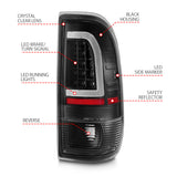 ANZO 1997-2003 Ford F-150 LED Tail Lights w/ Light Bar Black Housing Clear Lens ANZO Tail Lights  AXOPROS