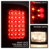 Xtune Dodge Ram 1500 09-14 LED Tail Lights Incandescent Model Only Black Smoke ALT-JH-DR09-LED-BKSM SPYDER Tail Lights  AXOPROS