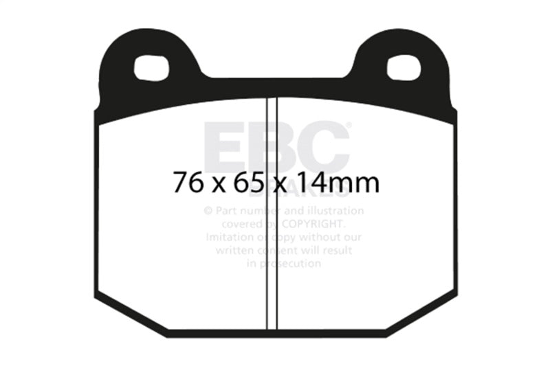 EBC 03-04 Infiniti G35 3.5 (Manual) (Brembo) Redstuff Rear Brake Pads EBC Brake Pads - Performance  AXOPROS