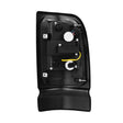 AlphaRex AlphaRex 94-01 Dodge Ram 1500/2500/3500 LUXX-Series LED Tail Lights - Black/Red Tail Lights aftermarket performance part